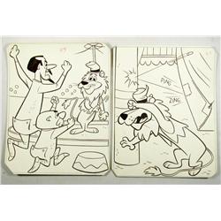 LOT OF 2 PIECES 1962 ORIGINAL HANNA BARBERA "LIPPY