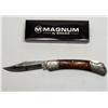 Image 1 : BOKER MAGNUM LOCKBACK KNIFE W/ ROSEWOOD HANDLE AND