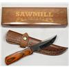 Image 1 : SAWMILL CUTLERY SKINNING KNIFE W/ SHEATH - Approx.