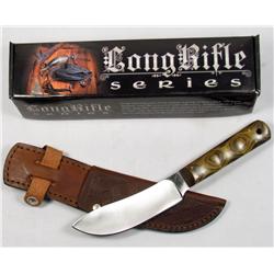 ROUGH RIDER LONG RIFLE HUNTING KNIFE W/ SHEATH - A