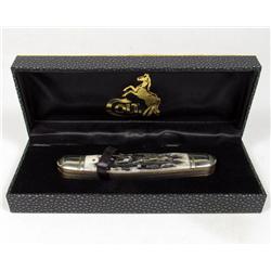 COLT 6 BLADE STOCKMAN FOLDING KNIFE W/ BLACK STAG