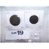 Image 1 : (2) Pi. Coin Lot   1802 Large Cent VG; 1835 U.S Half Cent VF (2X $)