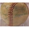 Image 1 : Vintage 70's Partial Dodgers Team Signed Ball.
