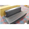 Image 1 : DARK GREY LOUNGE SEAT WITH GLASS COFFEE TABLE