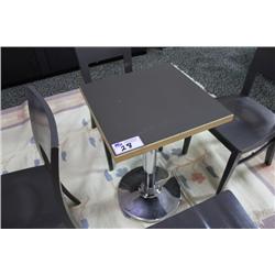MAPLE FRAME GREY 20" BISTRO TABLE