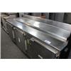 Image 1 : LARGE STAINLESS STEEL 3 DOOR PREP STATION