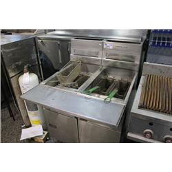 PITCO FRIALATOR DOUBLE GAS DEEP FRYER