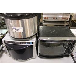2 OVENS & A LARGE RICE MAKER