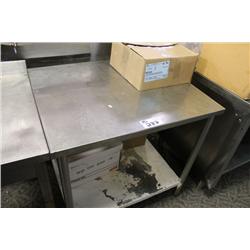 3FT STAINLESS STEEL COUNTER