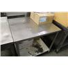 Image 1 : 3FT STAINLESS STEEL COUNTER