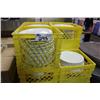 Image 1 : 7 CRATES OF WHITE DINNER PLATES