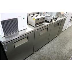TRUE 3 DOOR STAINLESS STEEL REFRIGERATED BACK BAR