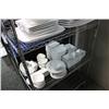 Image 2 : PLATEWARE & CONTENTS OF RACK