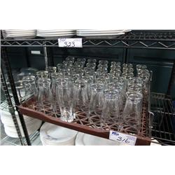 2 RACKS OF GLASSWARE