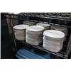 Image 2 : LARGE LOT OF SQUARED DINNER PLATES