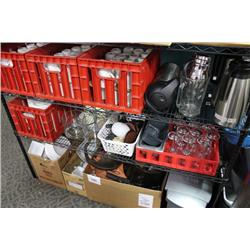 LARGE LOT OF MISC RESTAURANT ITEMS