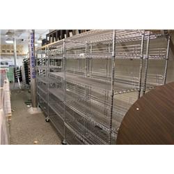 STAINLESS STEEL MOBILE FREEZER RACK