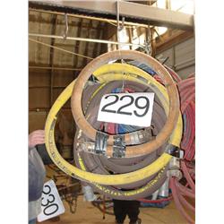 AIR HOSES (4X) ON HOOK LARGE