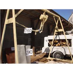 A FRAME & HOIST
