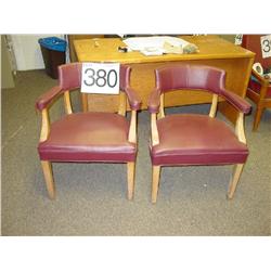 SIDE CHAIRS (2X)