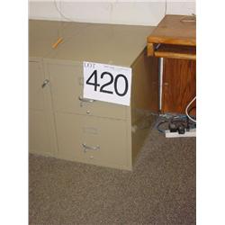 2 DRAWER FILE CABINET