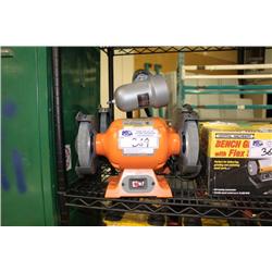 2: 6" BENCH GRINDERS WITH LIGHT