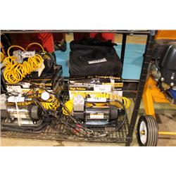 LOT OF HIGH VOLUME PORTABLE AIR COMPRESSORS