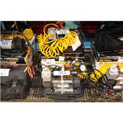LOT OF HIGH VOLUME PORTABLE AIR COMPRESSORS
