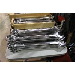 LOT OF LARGE WORK WRENCHES