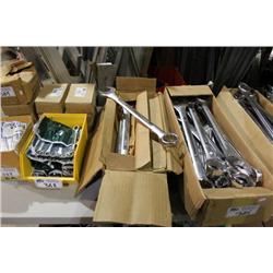 LOT OF LARGE WORK WRENCHES