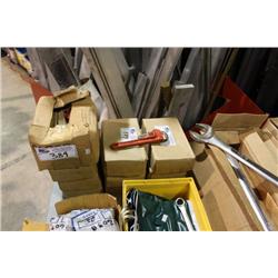 LOT OF SMALL HD PIPE WRENCHES