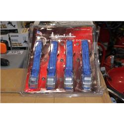 2 BOXES OF BUCKLE TIE DOWN STRAPS