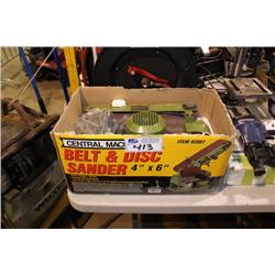 4' X 6" BELT & DISC SANDER