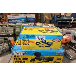 CHICAGO 1500 LB ELECTRIC WINCH