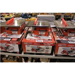 3: 7" BENCH TILE SAWS