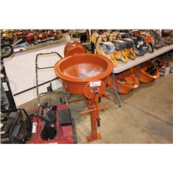 BROWN ELECTRIC MOBILE CEMENT MIXER