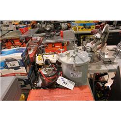 ASSORTED SPRAY GUNS & TANKS
