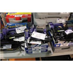 LOT OF AIR NAIL GUNS & STAPLERS