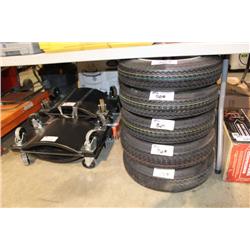 LOT OF TRAILER TIRES