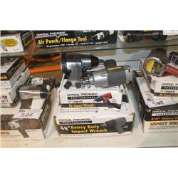4 ASSORTED PNEUMATIC TOOLS