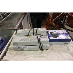 2 HOT LAMINATORS & FISH FINDER