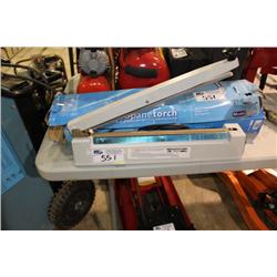 2 PROPANE TORCHES & HEAT SEALER