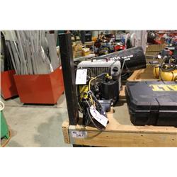 2 SHOP HEATERS -  PUMP -  JACK & HEAT GUN