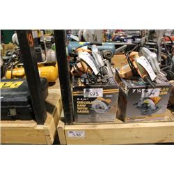 2: 7 1/4" CIRCULAR SAWS