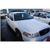 Image 1 : 2003 WHITE FORD CROWN VICTORIA POLICE SERIES 4DR