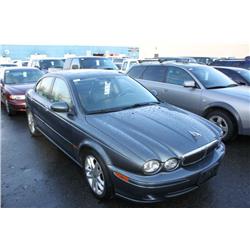 2002 GREY JAGUAR XTYPE 4DR SEDAN