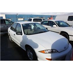 1997 WHITE CHEVROLET CAVALIER 4DR SEDAN