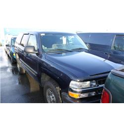 2006 BLUE CHEVROLET TAHOE 4DR SUV