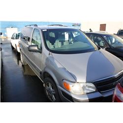 2004 SILVER CHEVROLET VENTURE PASSENGER VAN