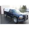 Image 1 : 2002 BLUE CHEVROLET SILVERADO PICK UP & CANOPY